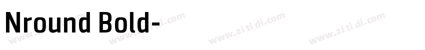 Nround Bold字体转换